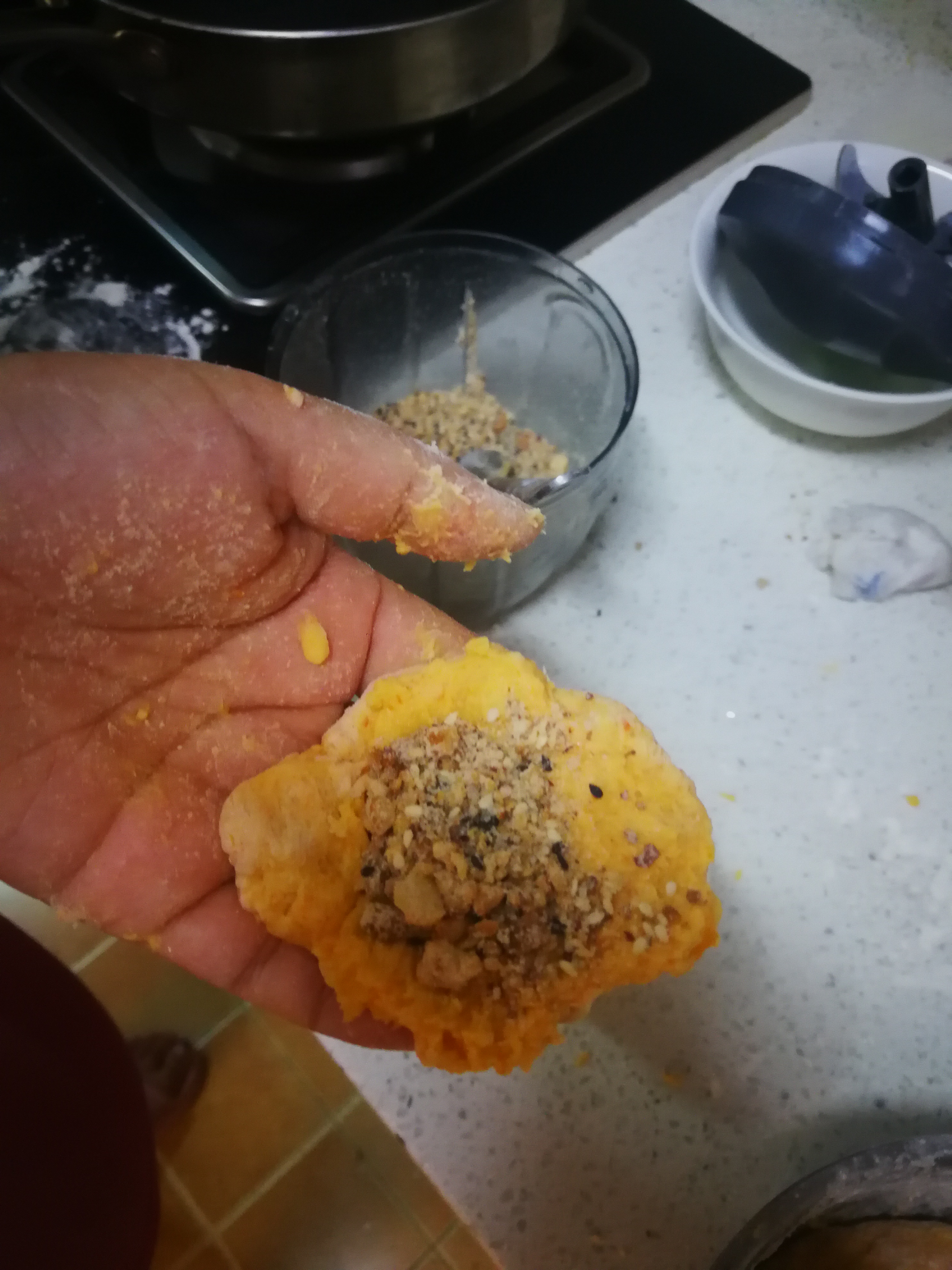 陕西美食——黄桂杮子饼的做法 步骤7