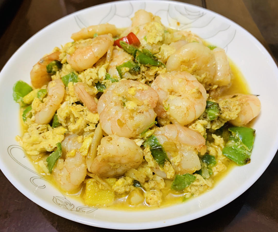 虾仁滑炒鸡蛋