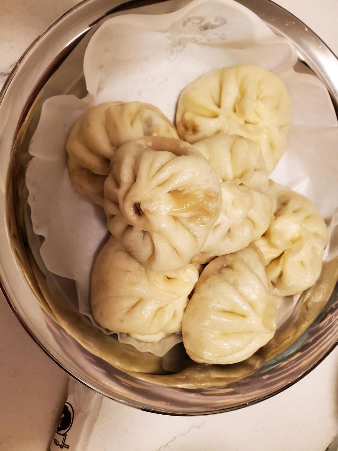 鲜肉小笼包♨️最简单的做法做最好吃的包子