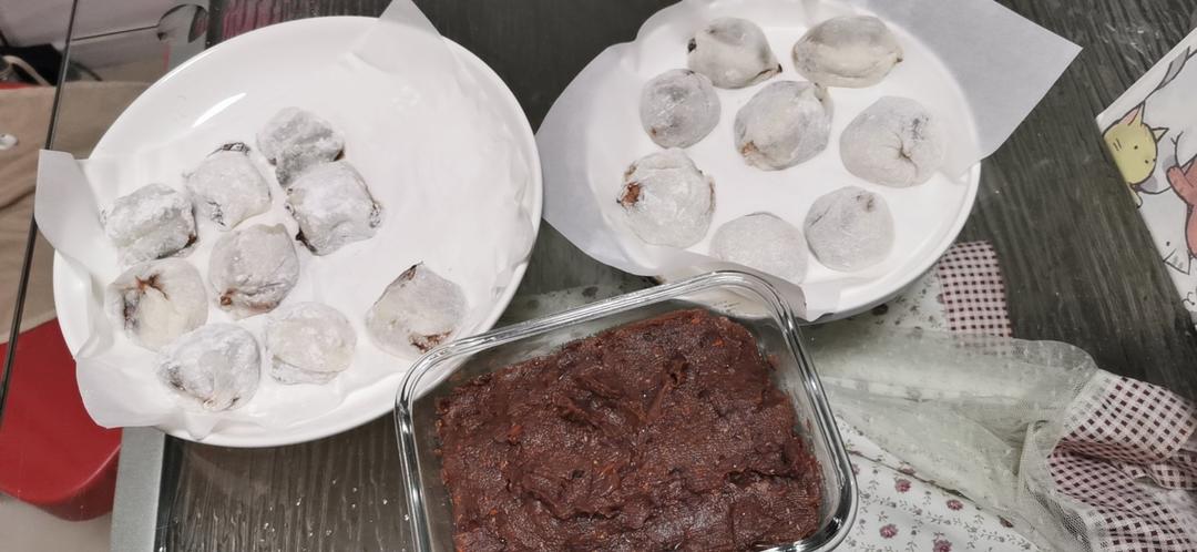 糯米红豆沙卷