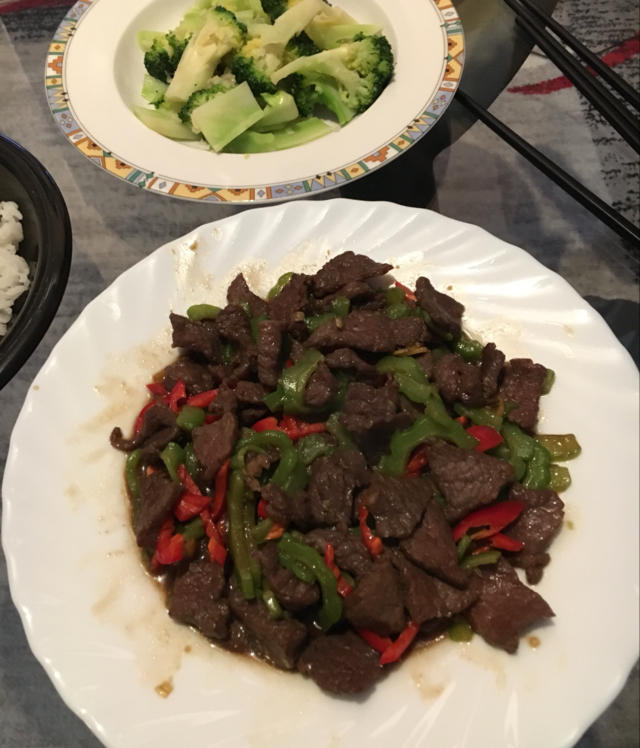 耗油苦瓜炒牛肉