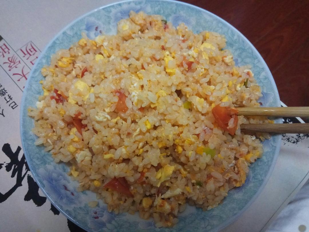 西红柿蛋炒饭