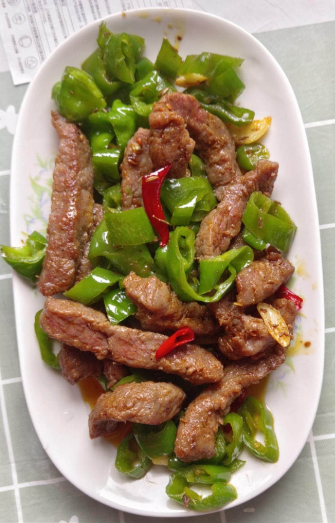 【快手菜】青椒牛柳