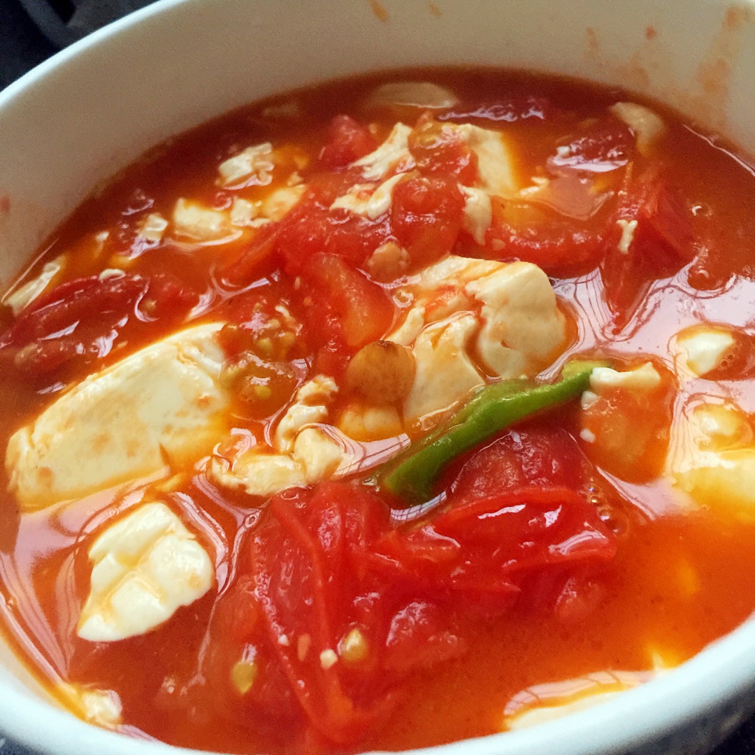 西红柿烧豆腐