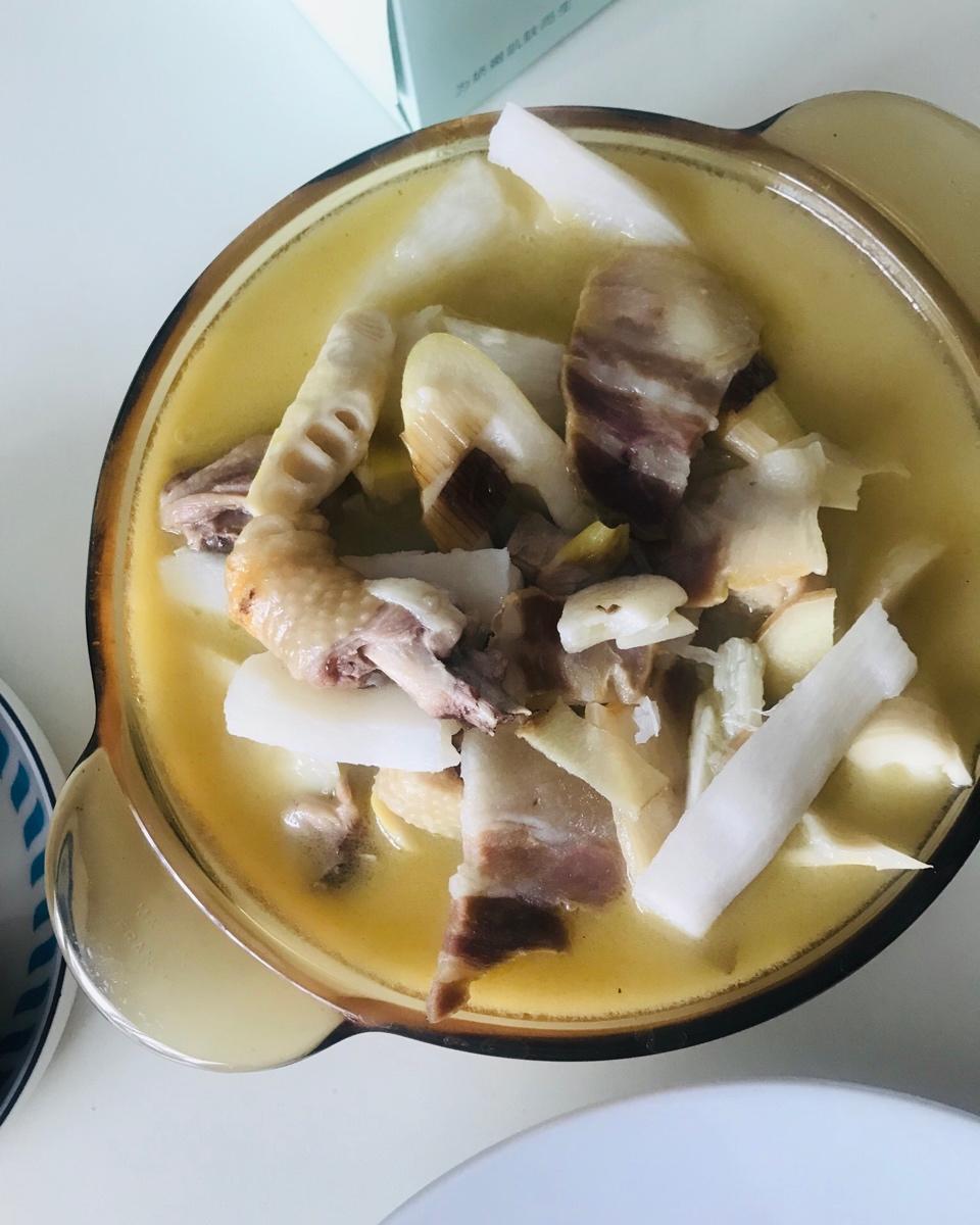 黄油春笋鸡