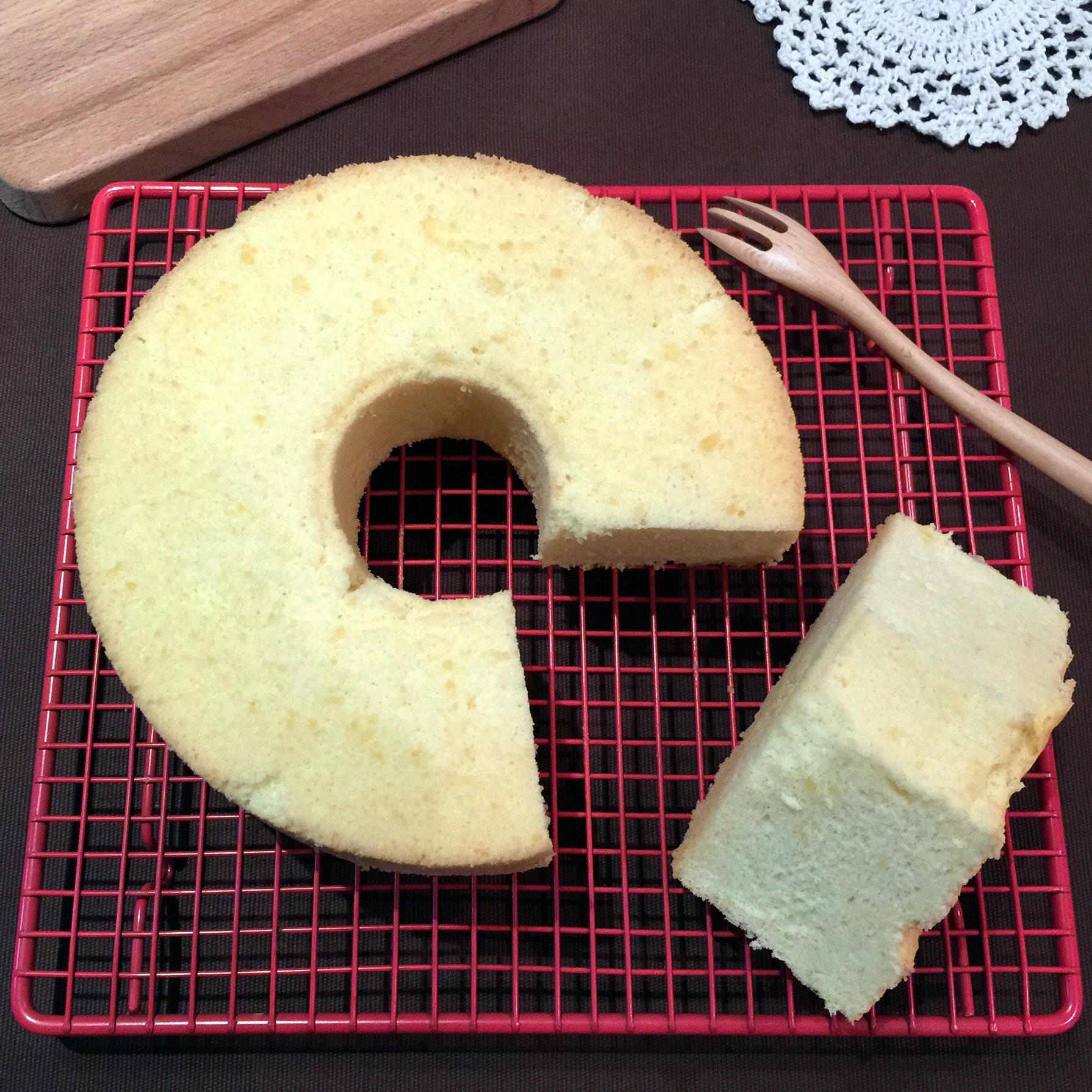 低脂无油椰香戚风