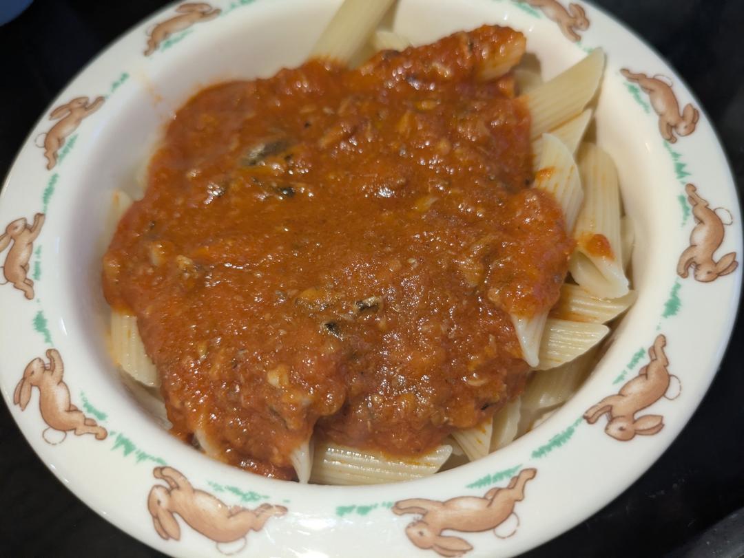 茄汁沙丁鱼意面