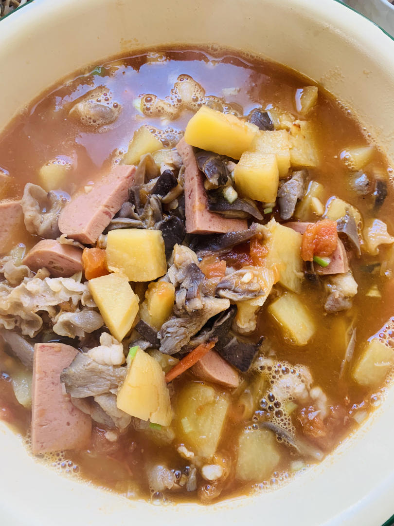 超开胃的番茄土豆肥牛汤‼️下米饭无敌了