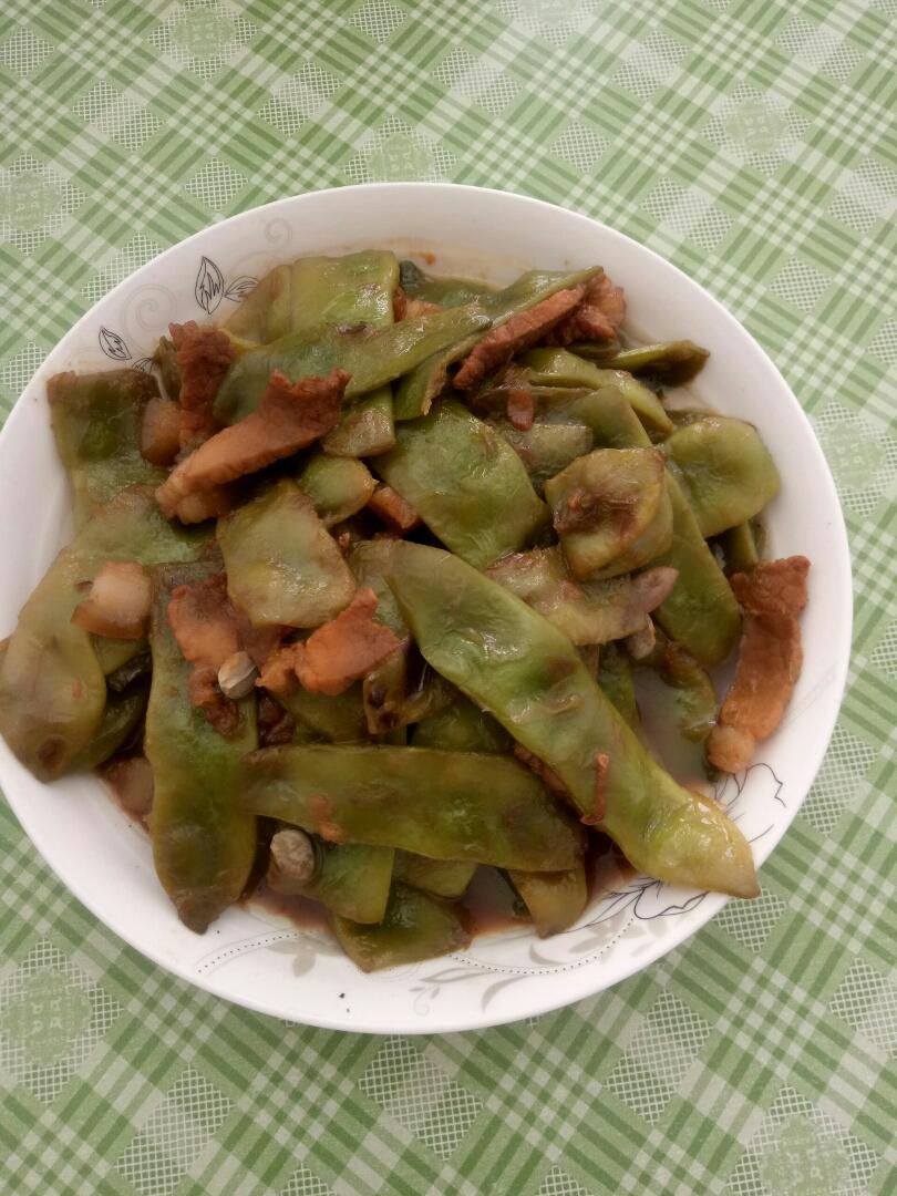 油豆角烧肉