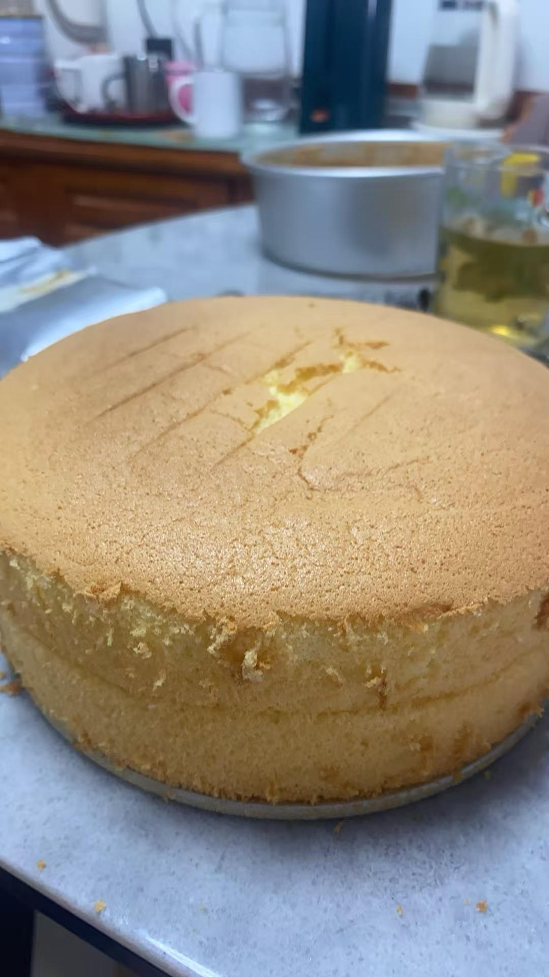 步骤最全面的戚风蛋糕（八寸）做法，成功率高！
