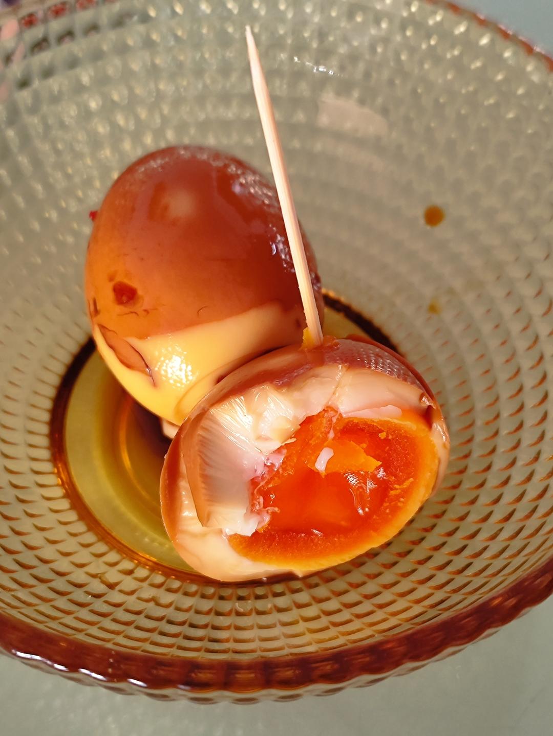 韩式溏心酱鸡蛋（辣、酸、嫩）