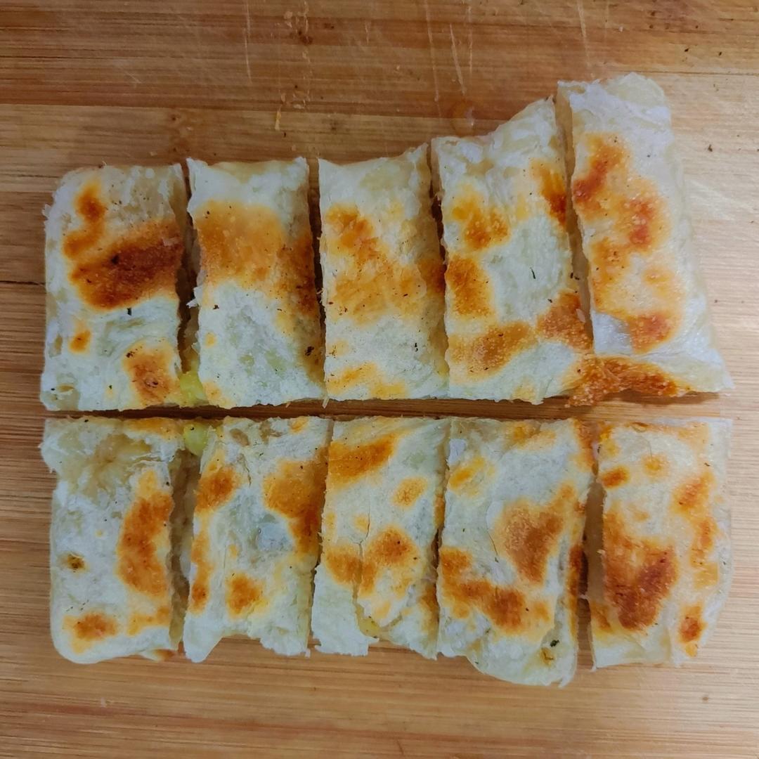 10分钟平底锅爆浆香蕉饼🍌也太好吃了！