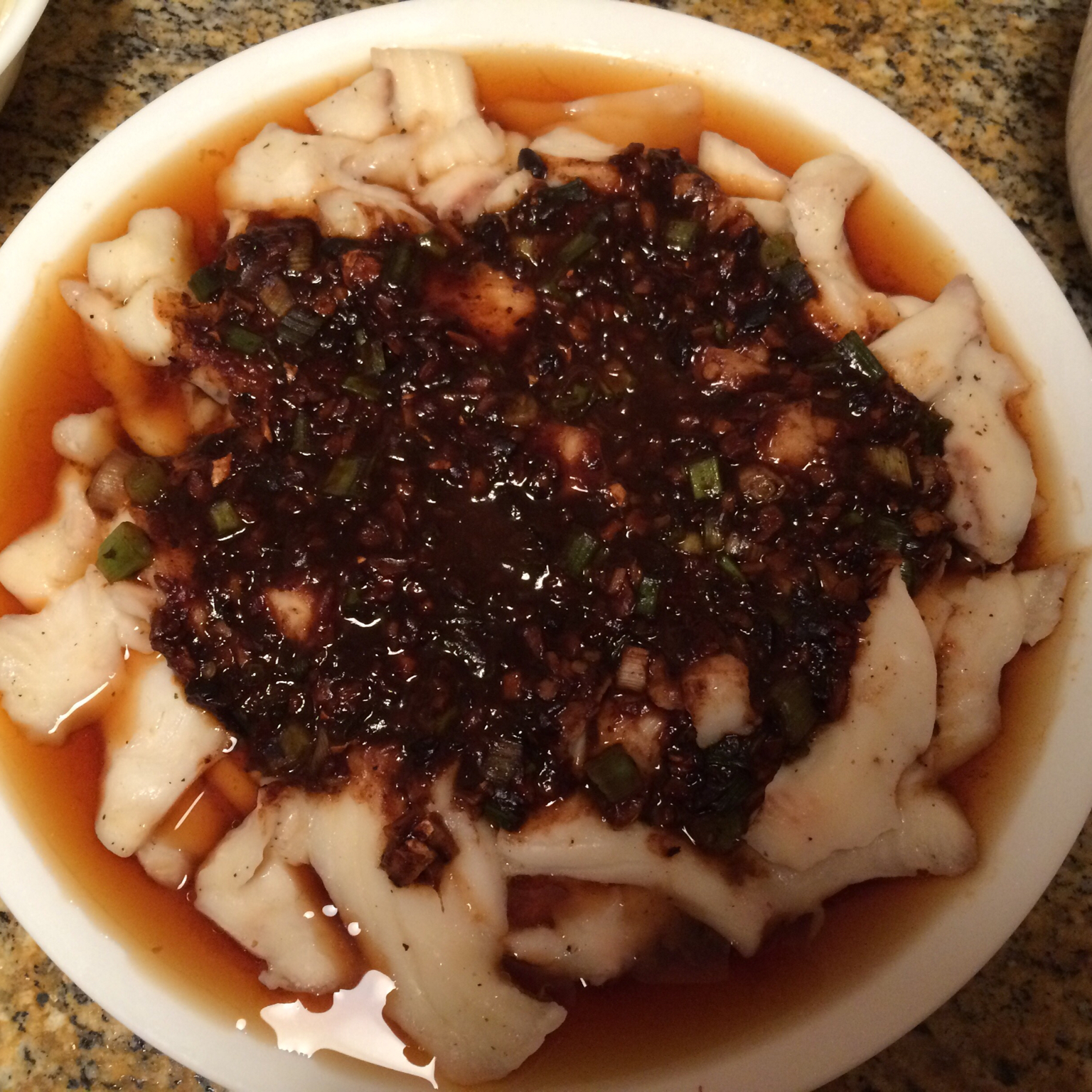 豆豉辣酱蒸鱼片