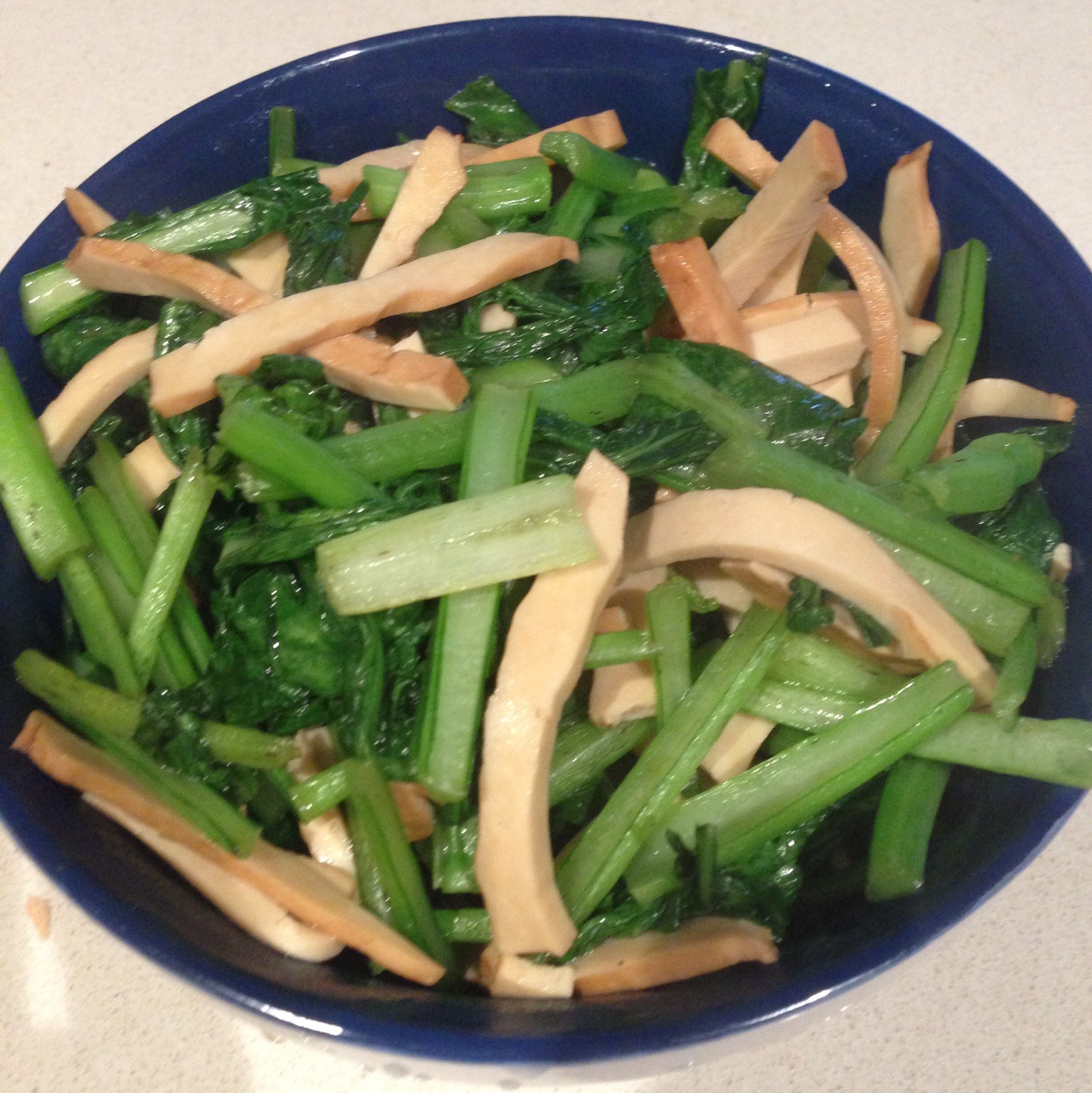 青菜炒豆干