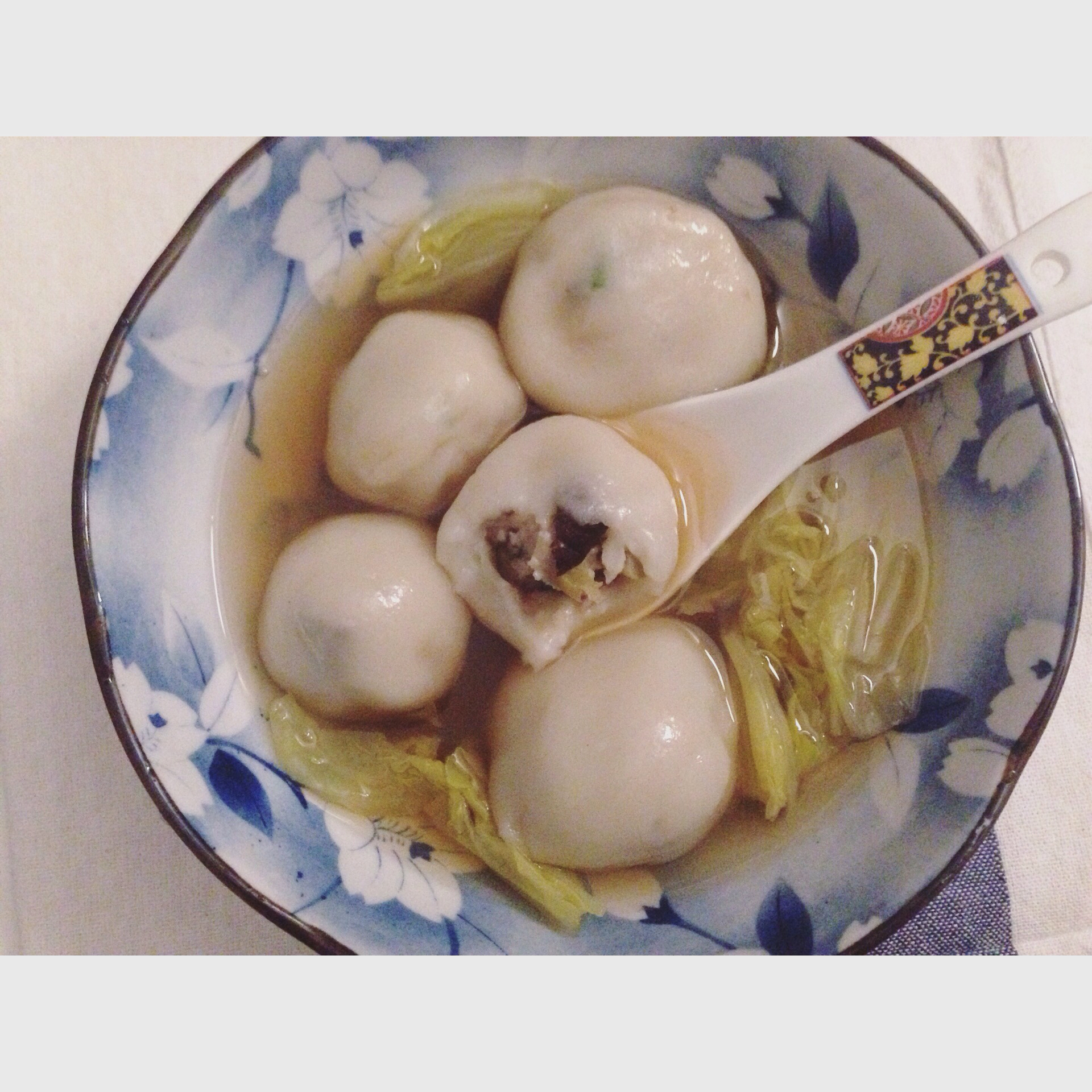 【曼食慢语】菜肉汤圆