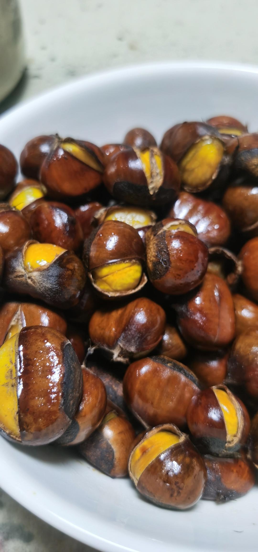 「空气炸锅」烤板栗无油无糖超简单