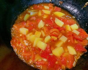 西红柿土豆盖浇饭的做法 步骤7