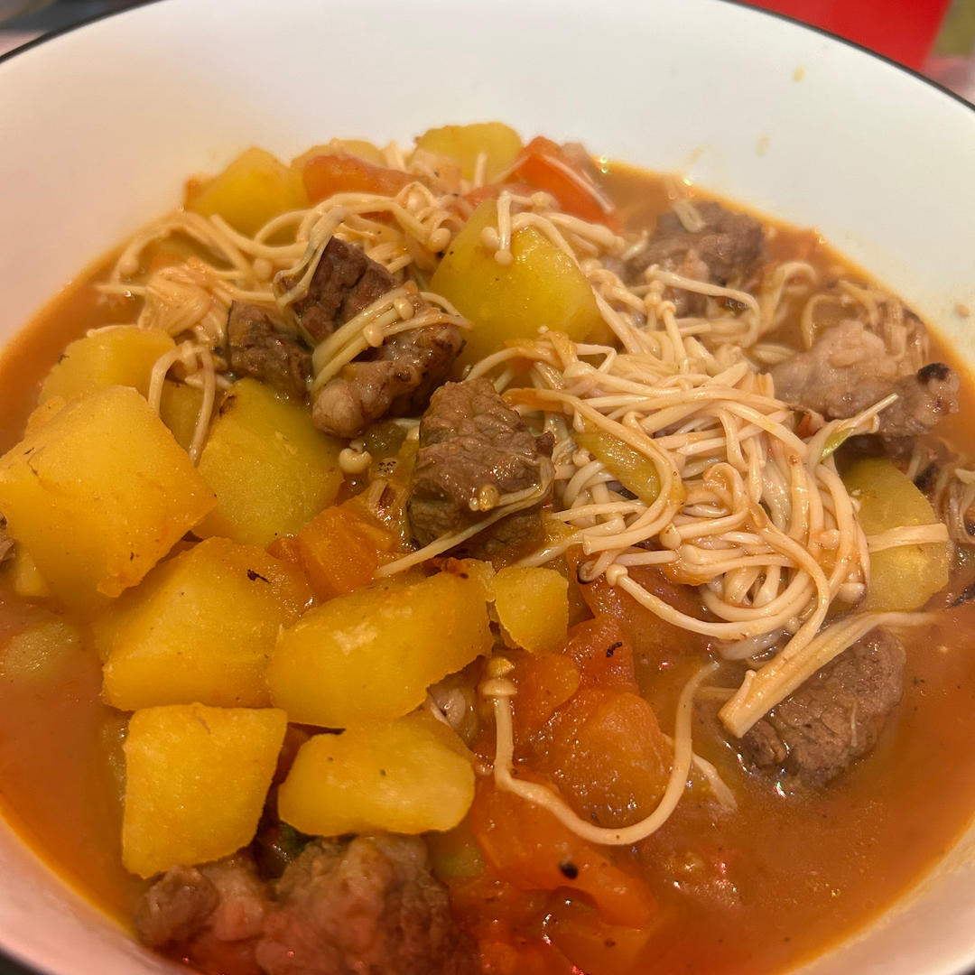 番茄土豆炖牛腩