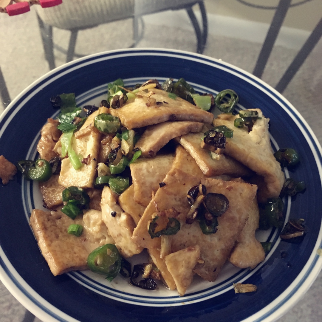 家常煎豆腐