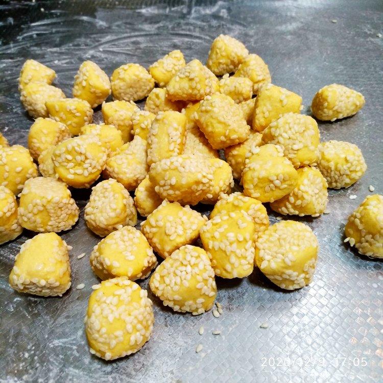 快手红薯糯米芝麻球（麻团）