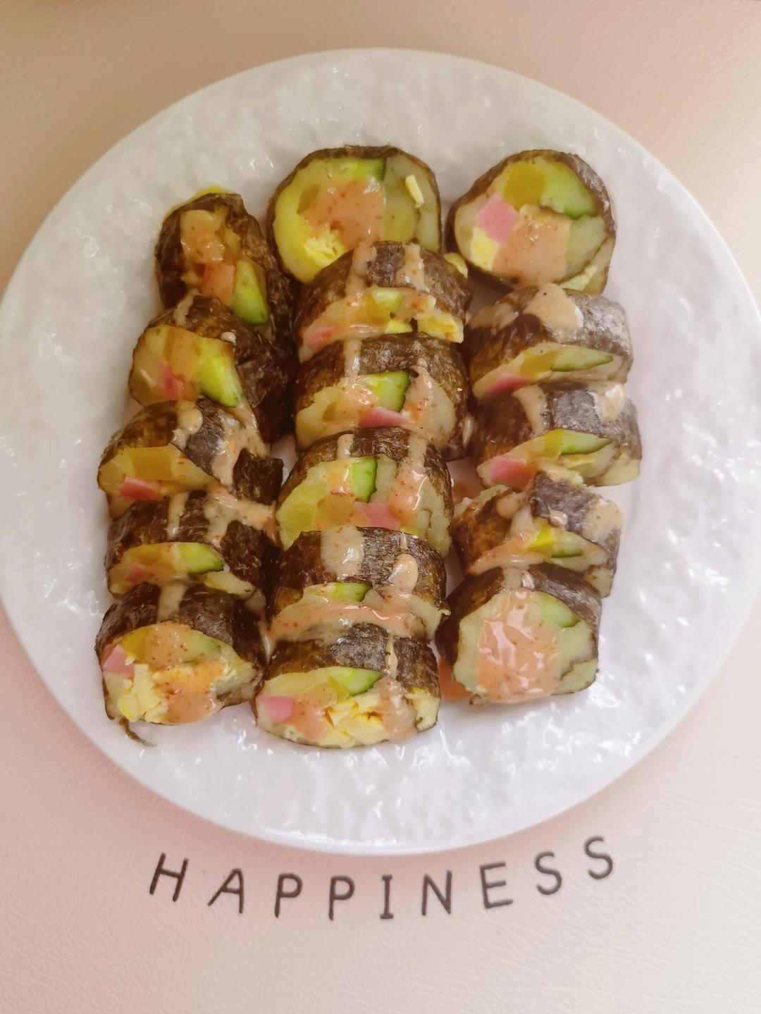 低脂土豆寿司卷