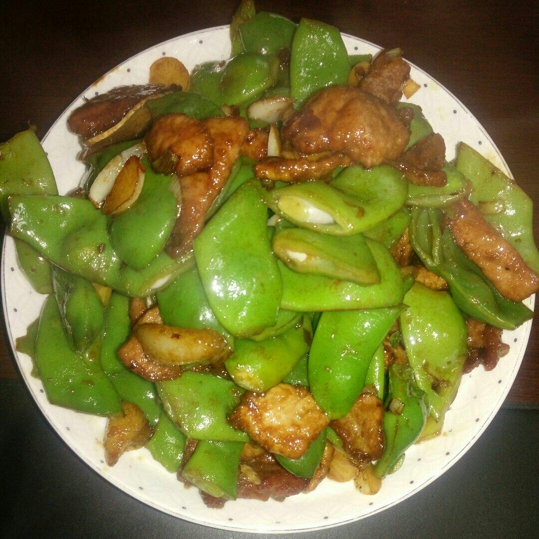 豆角炒肉