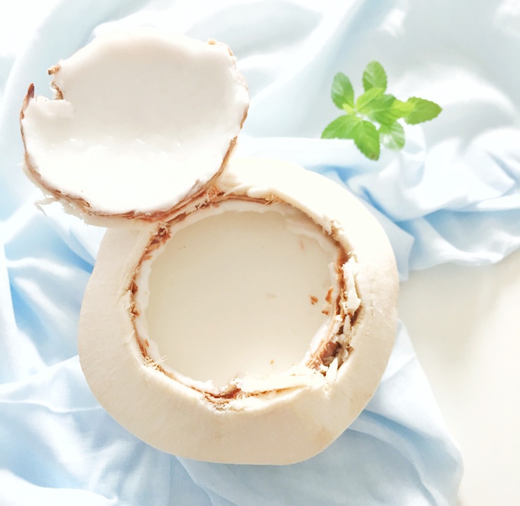 凤梨_做的椰子里的美味(双层椰子冻)