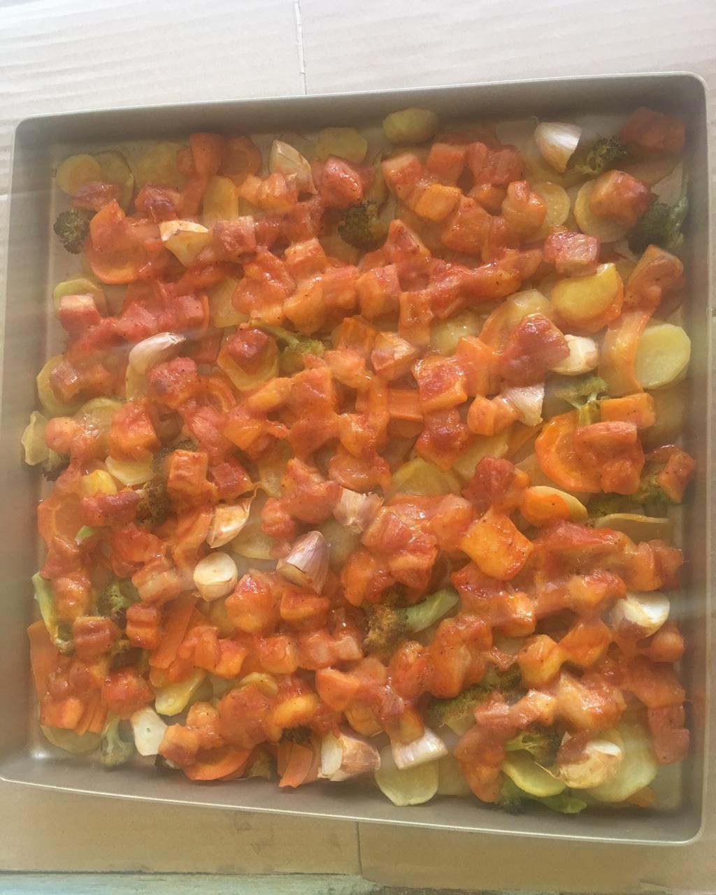 新奥尔良烤鸡腿土豆