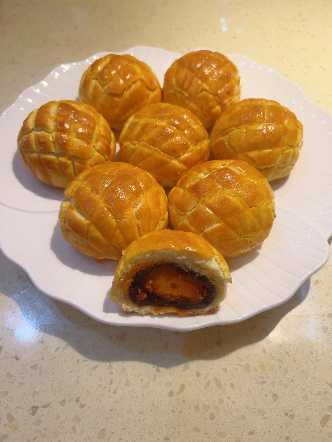 1年只卖15天的台湾菠萝蛋黄酥 黄油版不混酥 更香~