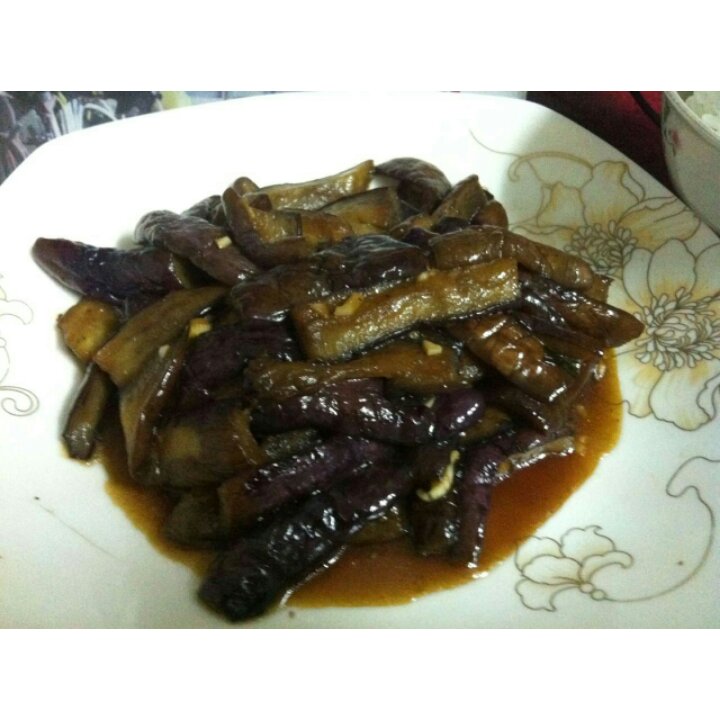 老丁的私房菜-油焖茄子