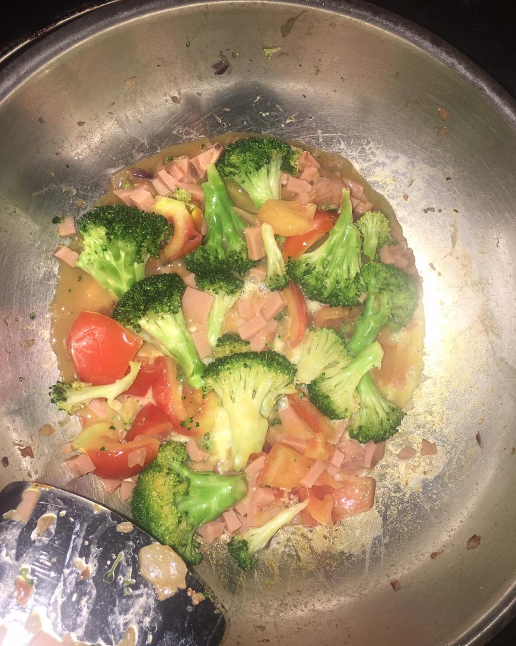 番茄蔬菜烘蛋（快手减脂餐）