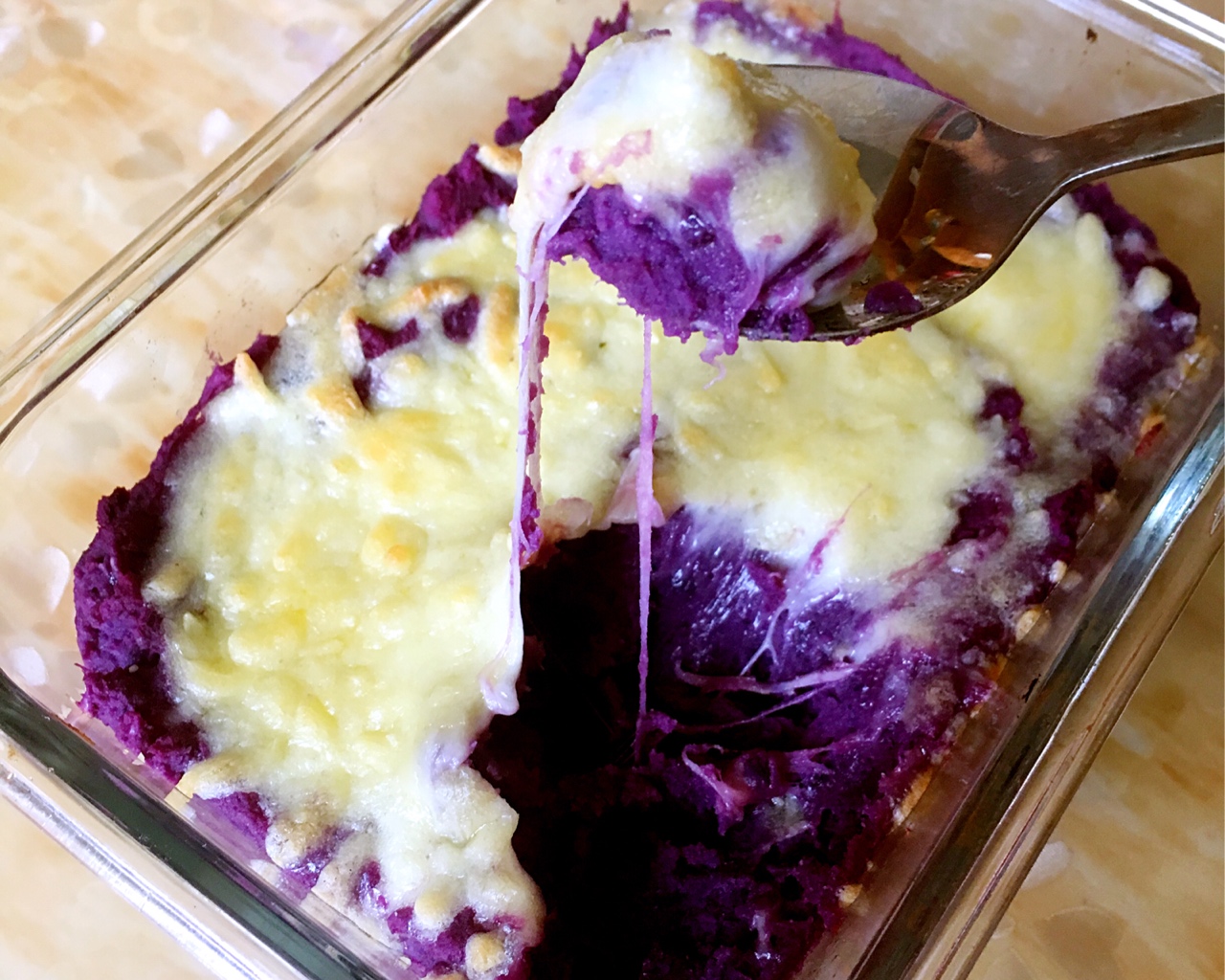 玉米片焗紫薯图片