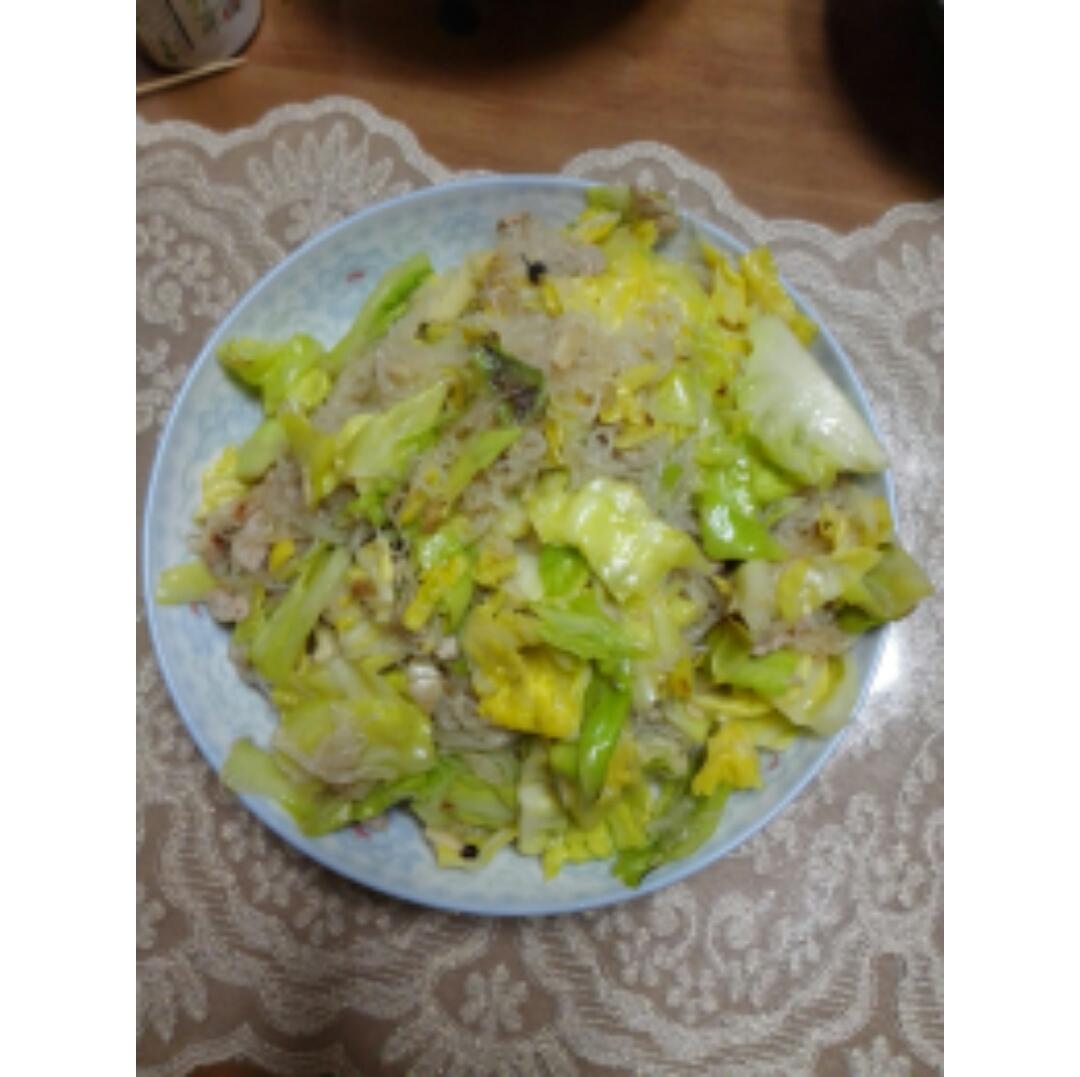 粉丝炒大头菜