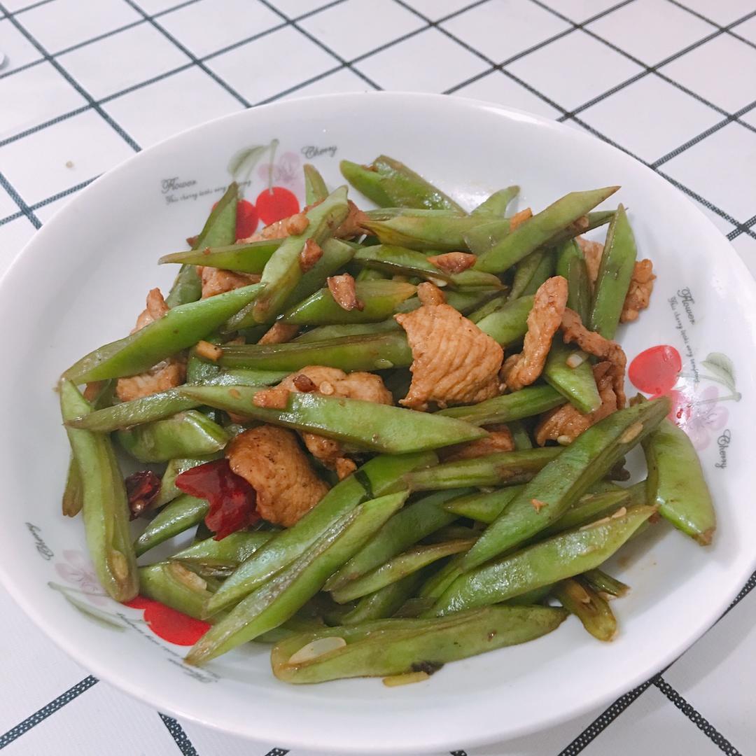 扁豆炒肉丝