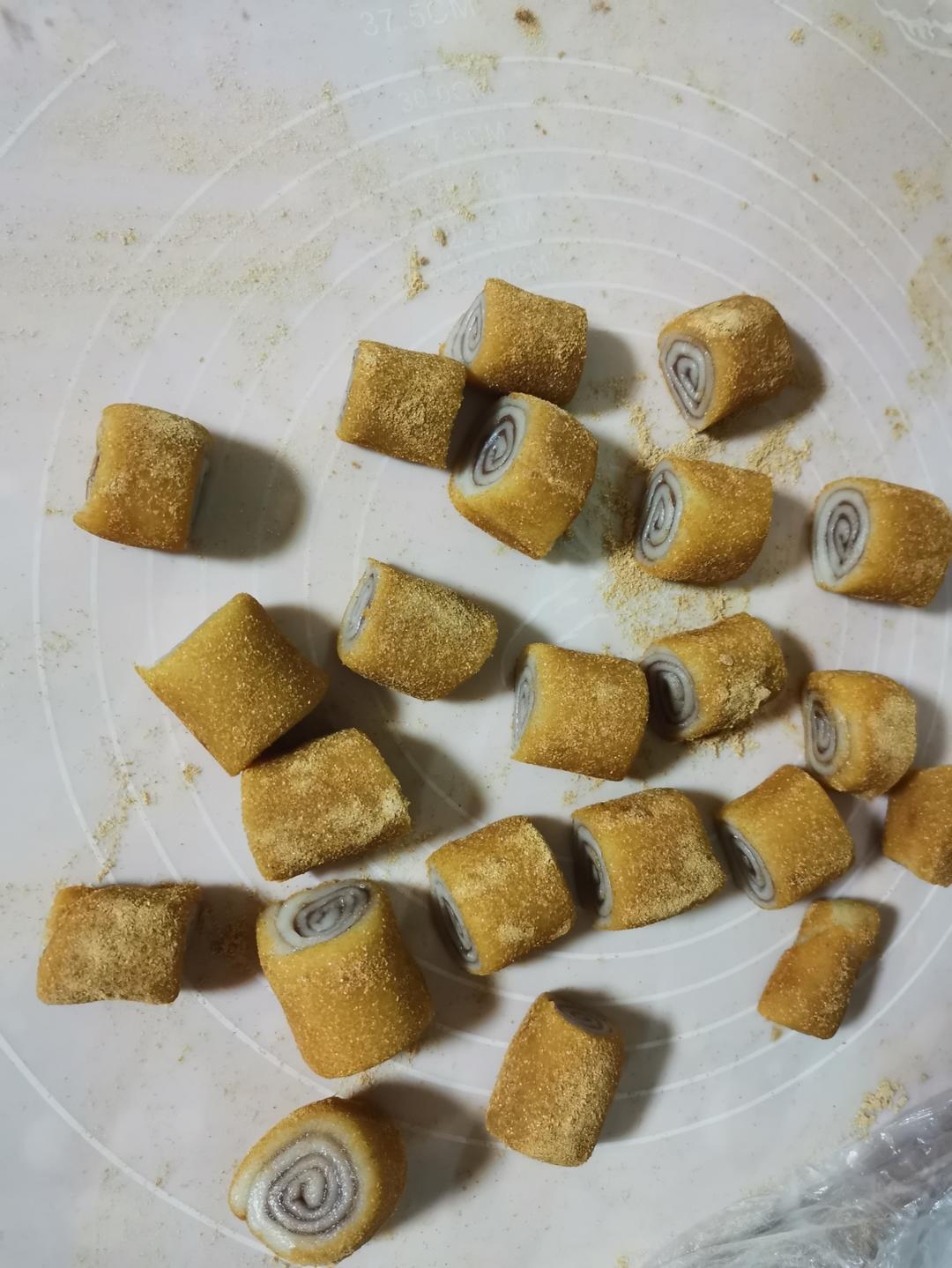 黄豆粉糯米糍（麻薯奶、雪媚娘皮、驴打滚的万能方）