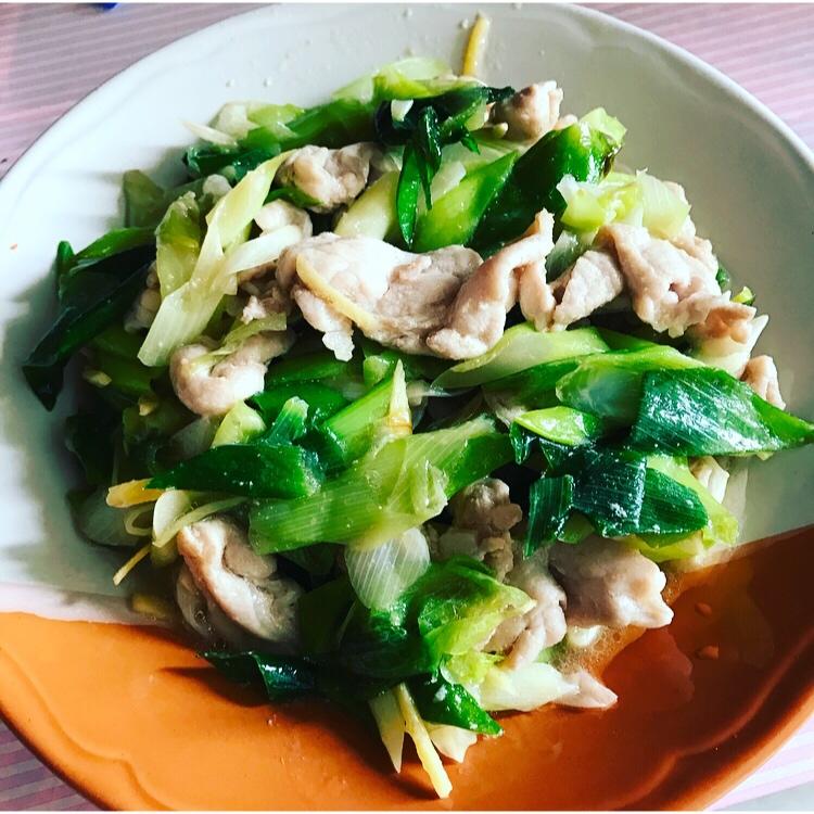 大葱炒肉
