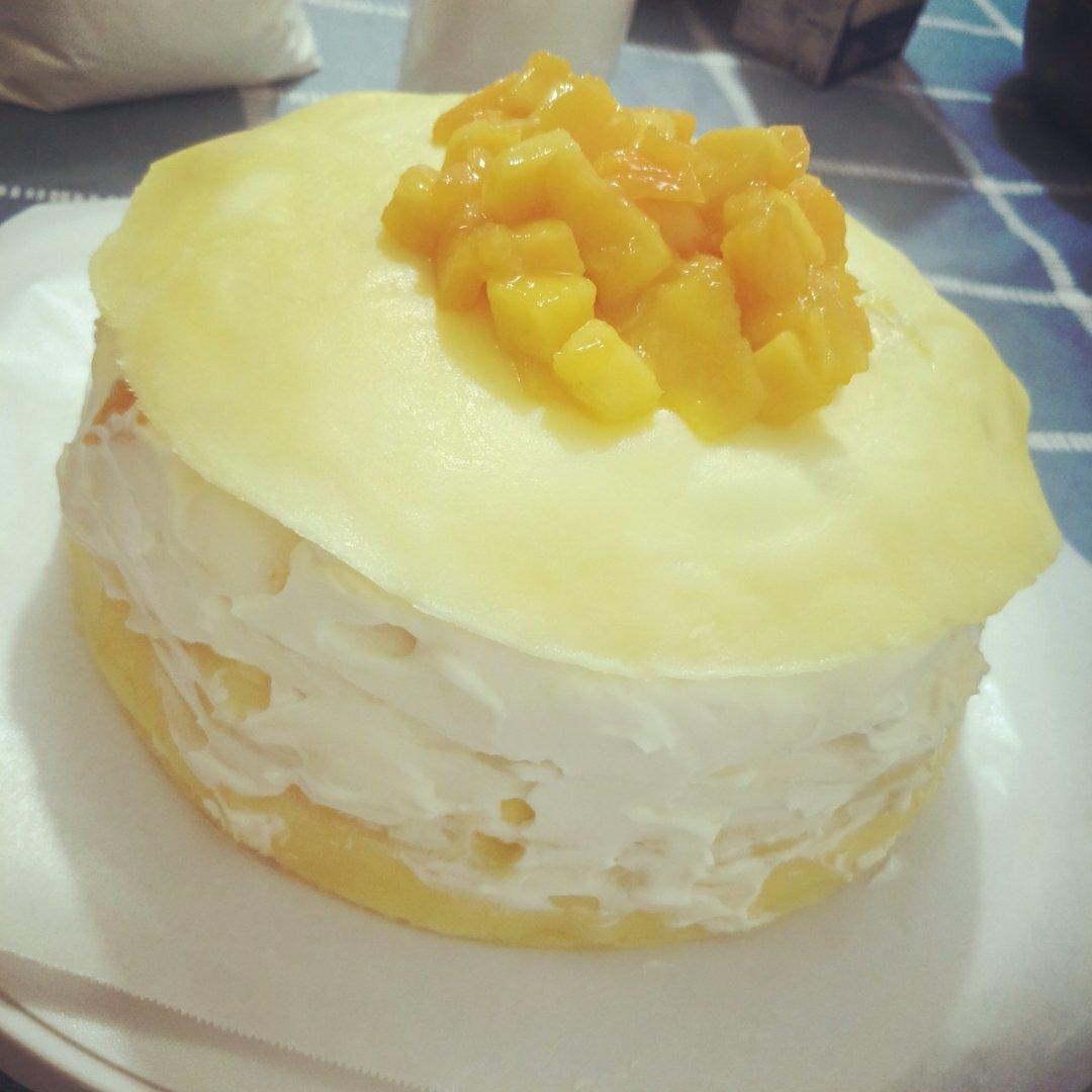 芒果千层蛋糕，100%成功告别煎皮无能