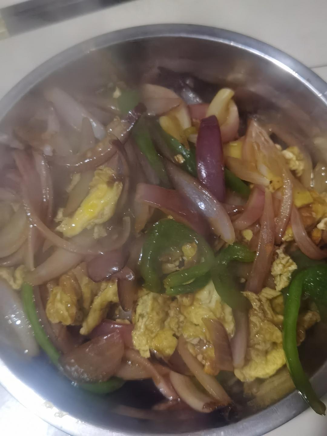 洋葱炒鸡蛋