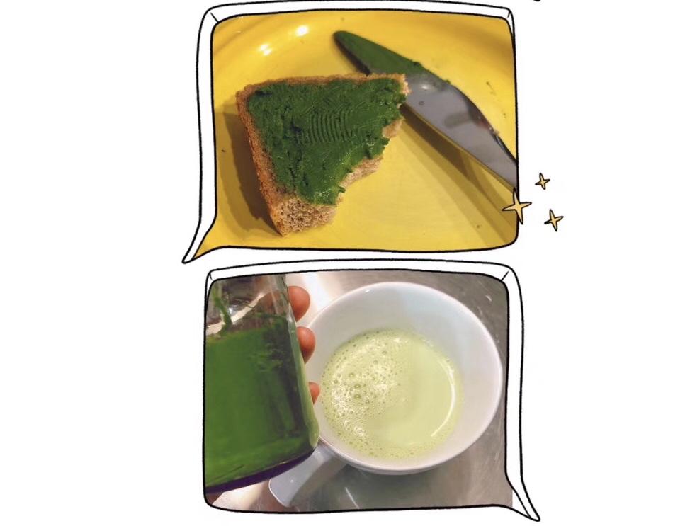 抹茶牛奶酱