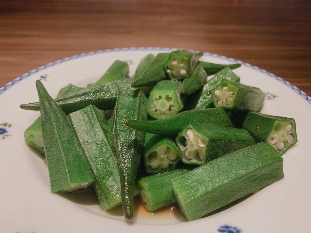 【白灼秋葵】清爽简单