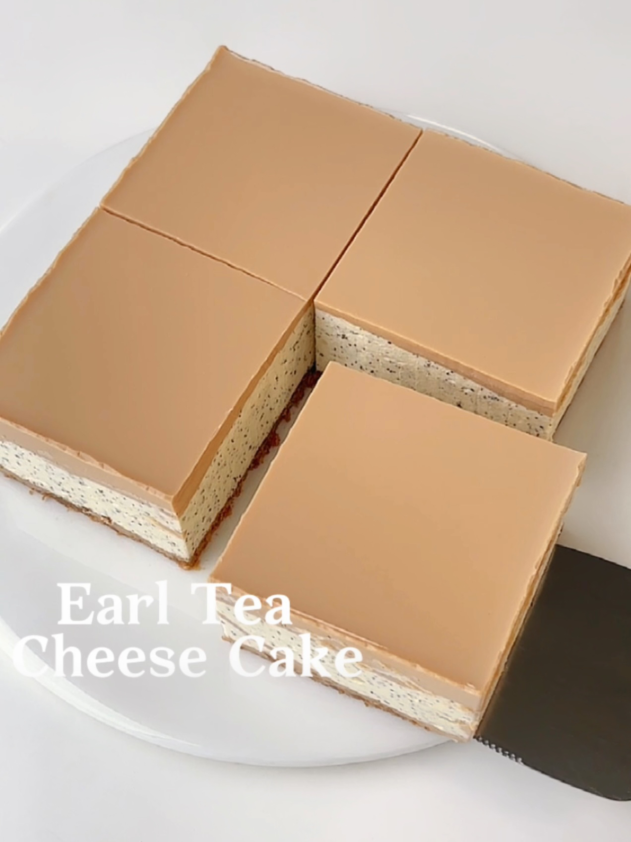 免烤箱甜品🍮三重口感的伯爵红茶芝士蛋糕🍰