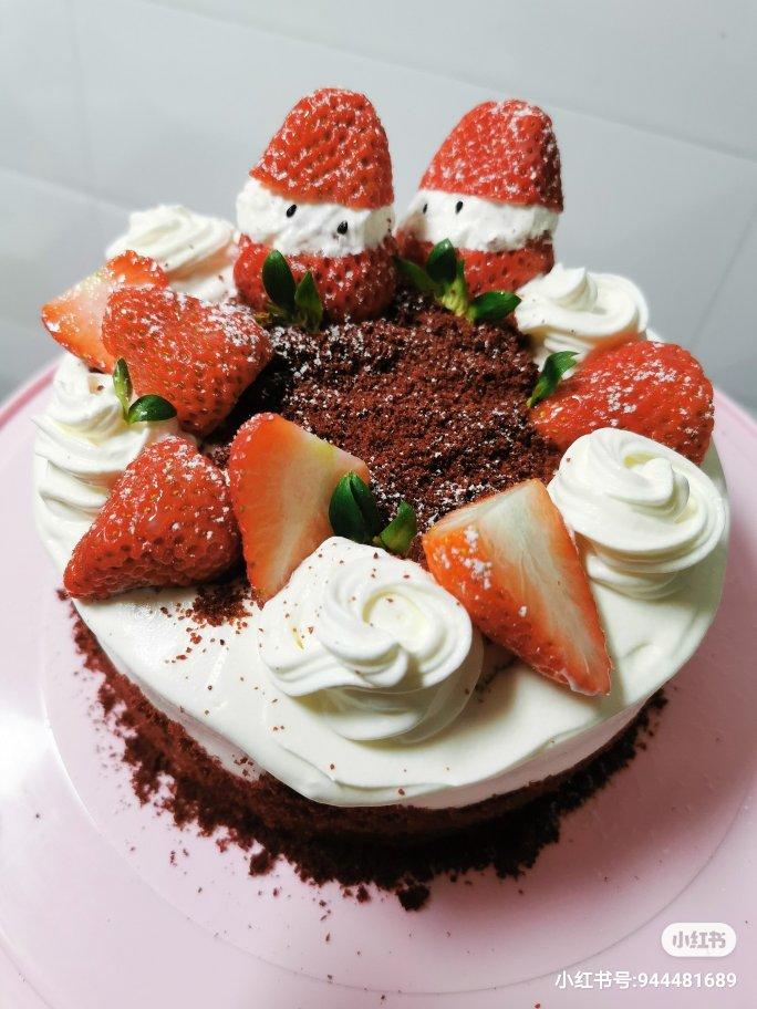 视频菜谱:红丝绒裸蛋糕6寸