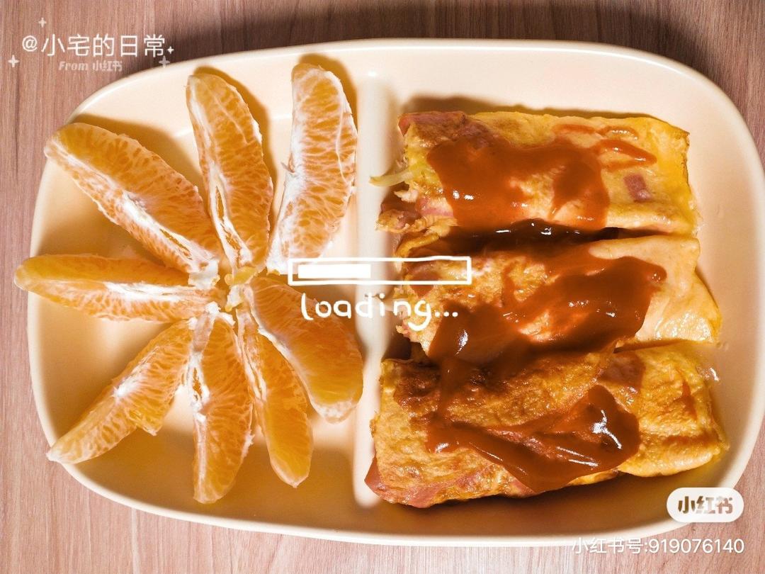 好吃好做的早餐鸡蛋卷