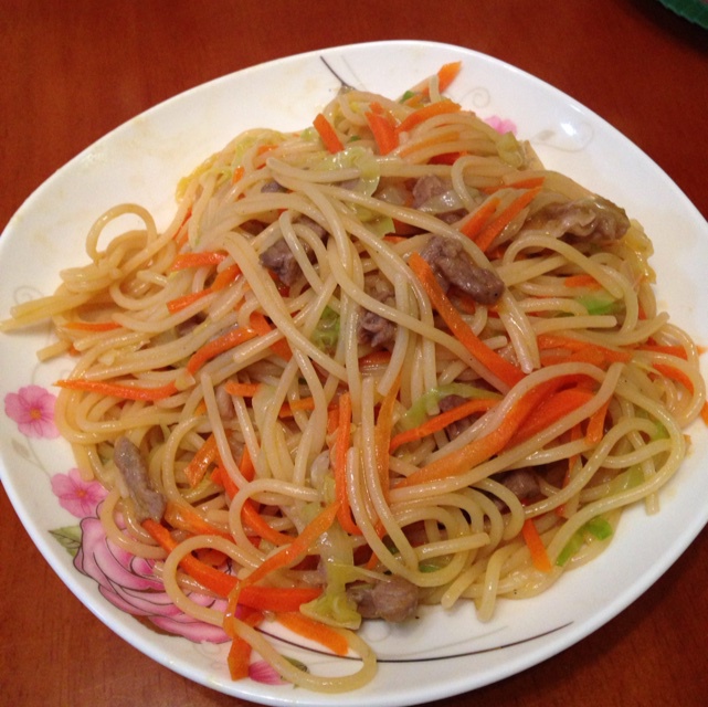 中式炒意面