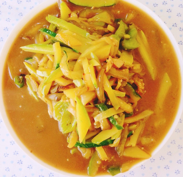 青椒炒茄子