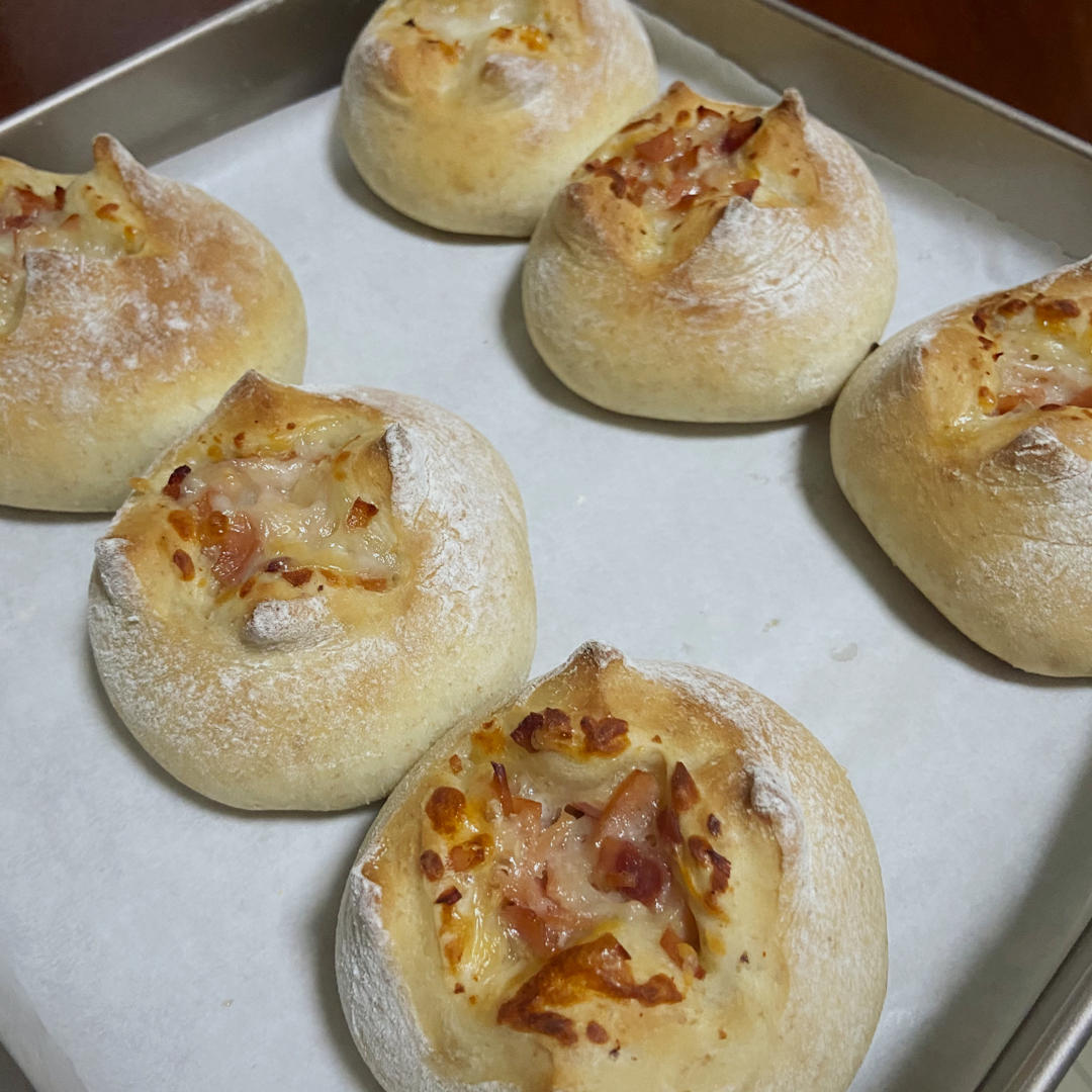 全麦芝士熔岩面包