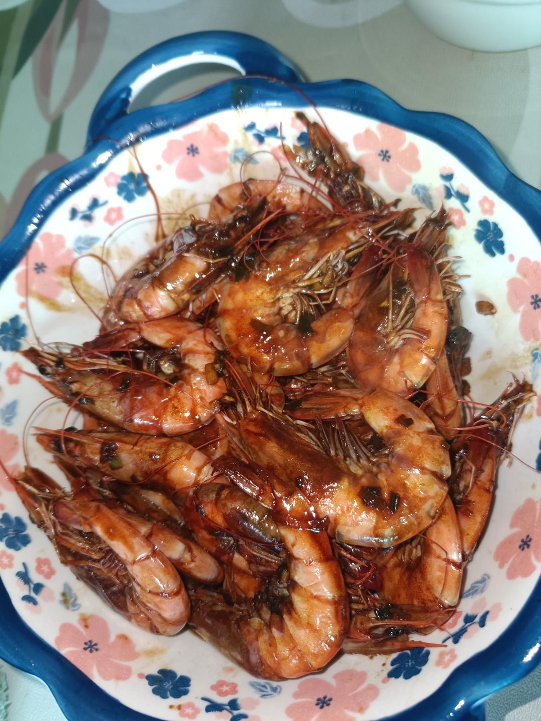 家庭版油焖大虾