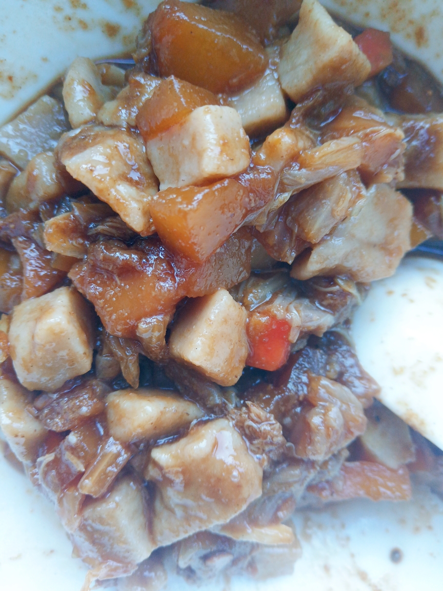 猴菇拉瓜大白菜——无油也好吃的快手纯素疙瘩面的做法