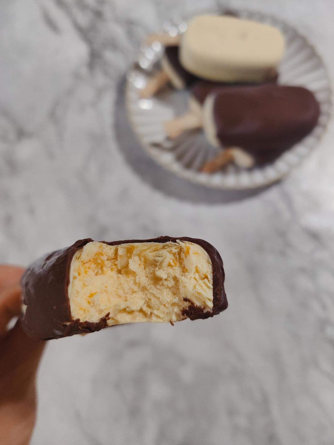 芒果脆皮冰淇淋🍦/最好吃的冰淇淋