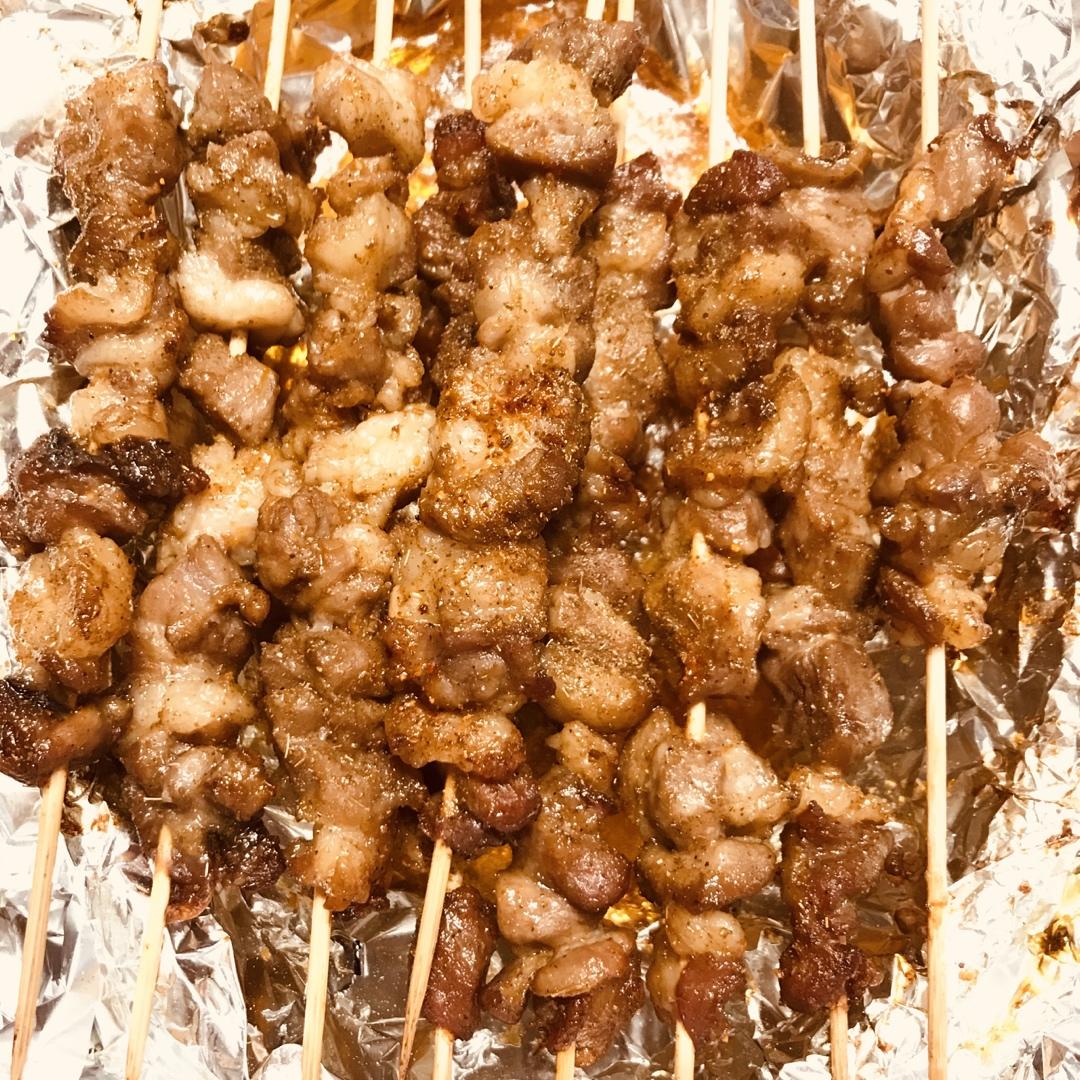 红柳枝羊肉串